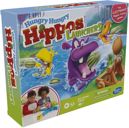 Gezelschapsspel: Hasbro Kinderspel Hippo Hap 34-delig, uitgegeven door Hasbro Gaming