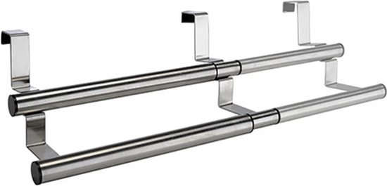 Haushalt 34106 - Deur-handdoekenrek - verstelbaar