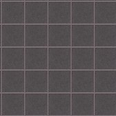 Grafisch behang Profhome 306721-GU vliesbehang licht gestructureerd met grafisch patroon mat koperen grijs violet 5,33 m2