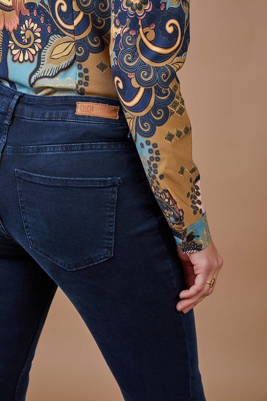 DIDI Dames Flared denim pants dark blue maat 46