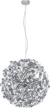 Lindby - hanglamp - 9 lichts - metaal, aluminium - H: 58 cm - E14 - chroom