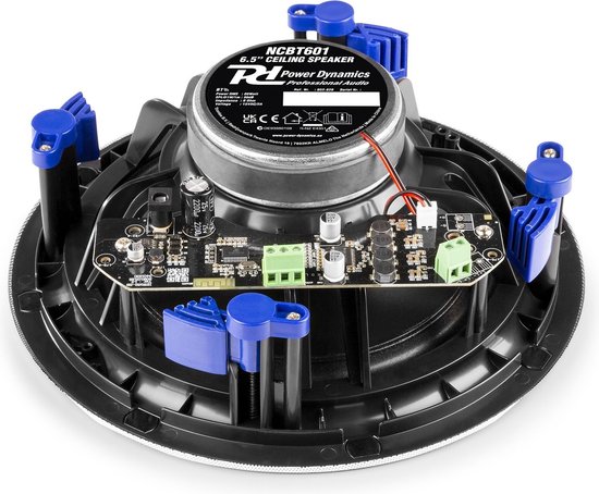 Bluetooth plafond speaker - Power Dynamics NCBT601 - Actieve inbouw speaker - 6.5'' - 30W - Wit van Power Dynamics — afbeelding 5
