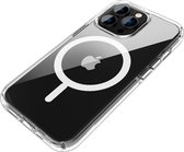 Mobiq - Transparant Magsafe Hoesje iPhone 13 Pro - transparant