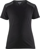 Blaklader Dames T-shirt 3479-1042 - Zwart/Donkergrijs - S