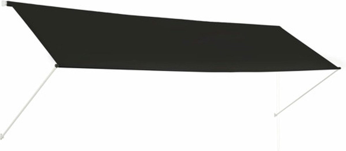 Bol.com vidaXL - Luifel - uittrekbaar - 400x150 - cm - antraciet aanbieding