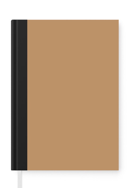 Notes London Notitieboek met effen pagina, witte ongevoerde lege pagina's, penlus, lint en papieren zak, medium harde kaft, notitie, ecologisch duurzaam papier (rood