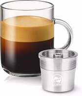 Hervulbare Illy koffiecup - Illy Capsule - RVS - illy hervulbare koffie capsule