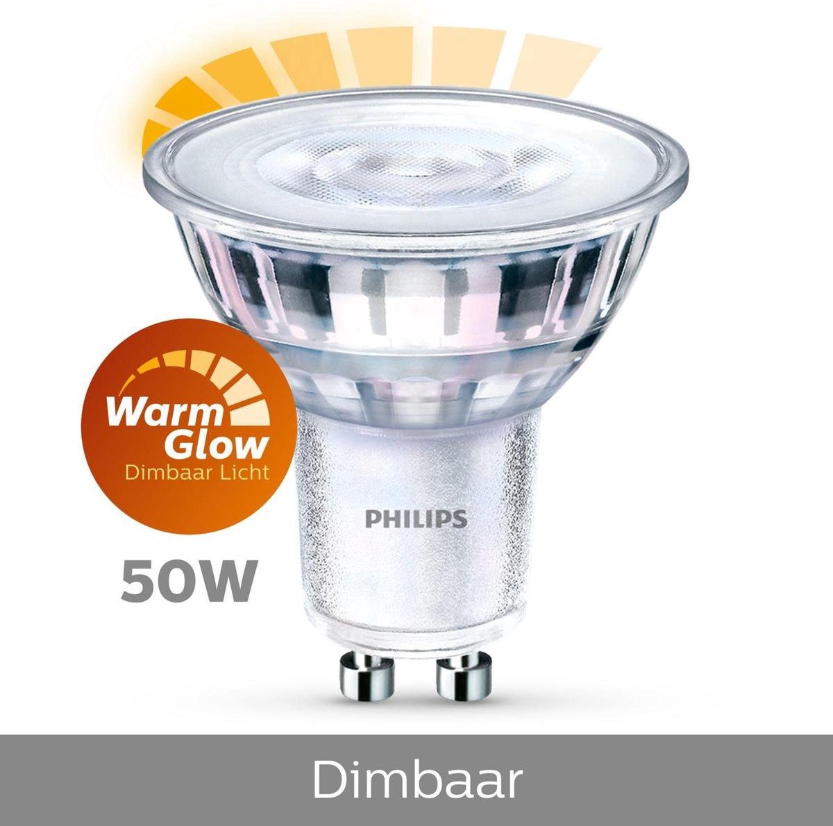 PHILIPS - LED Spot - MASTER 927 36D VLE - GU10 Fitting - DimTone Dimbaar -  4.9W - Warm... | bol.com