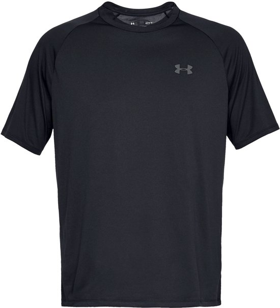 Under Armour UA Tech 2.0 SS Tee-BLK Heren Sportshirt - Zwart - Graphite