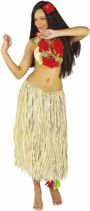 Costume d'Hawaï et Caraïbes et Tropical | Jupe Hawaii Naturel | Taille  unique |... | bol.com