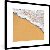 Fotolijst incl. Poster - Strand - Water - Zee - Tropisch - Zomer - 40x40 cm - Posterlijst