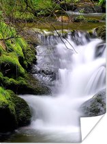 Poster Water - Natuur - Waterval - 90x120 cm