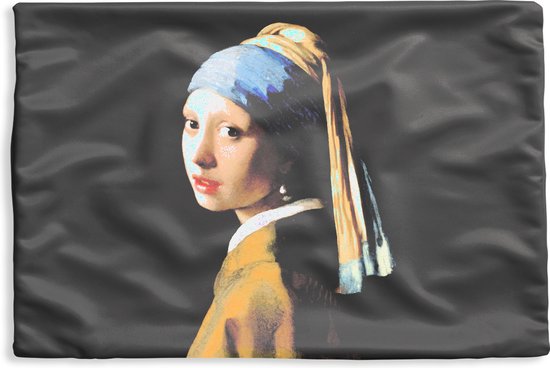 Kussenhoes 50x30 cm - Meisje met de parel - Schilderij - Oude meesters