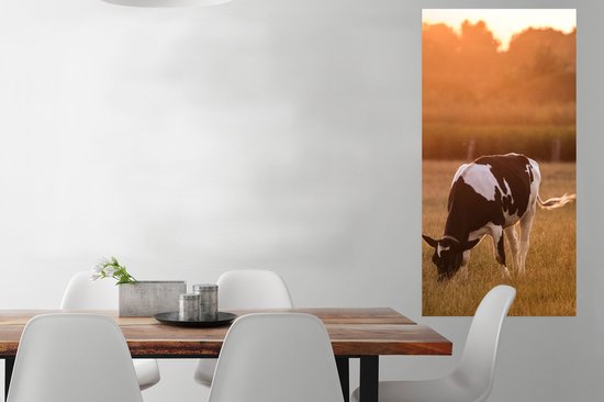 Affiche Vache - Soleil - Animaux - 60x120 cm