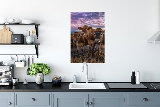 Poster Vache - Animaux - Vaches - 40x60 cm