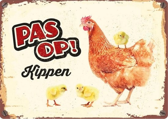 Assiette Deco Can Poules (horizontal)