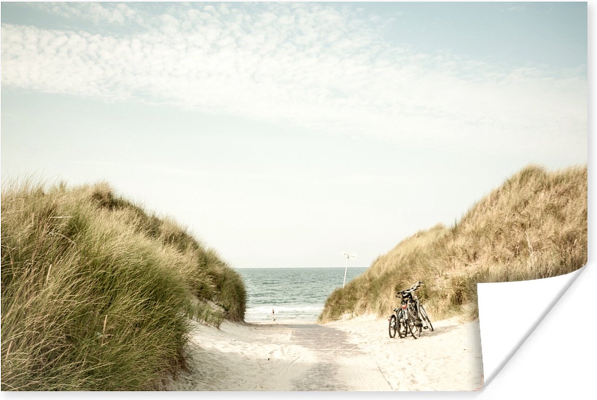 Poster Strand - Duin - Lucht - 90x60 cm