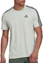 Essentials 3-Stripes T-shirt Mannen - Maat L Essentials 3-Stripes T-shirt Mannen - Maat L
