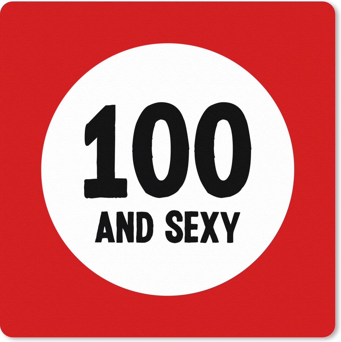 Muismat XXL 50x50 cm - Bureau onderlegger - Bureau mat Jubileum - 100 jaar - Quote - Bureaumat - Gaming mousepad xl - Bureaulegger groot - Computer deskmat