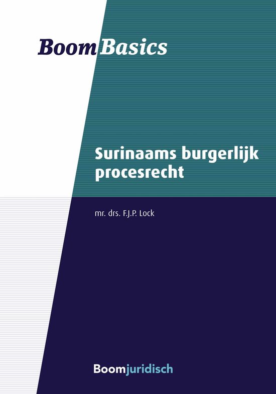 Boom Basics - Surinaams burgerlijk procesrecht - cover