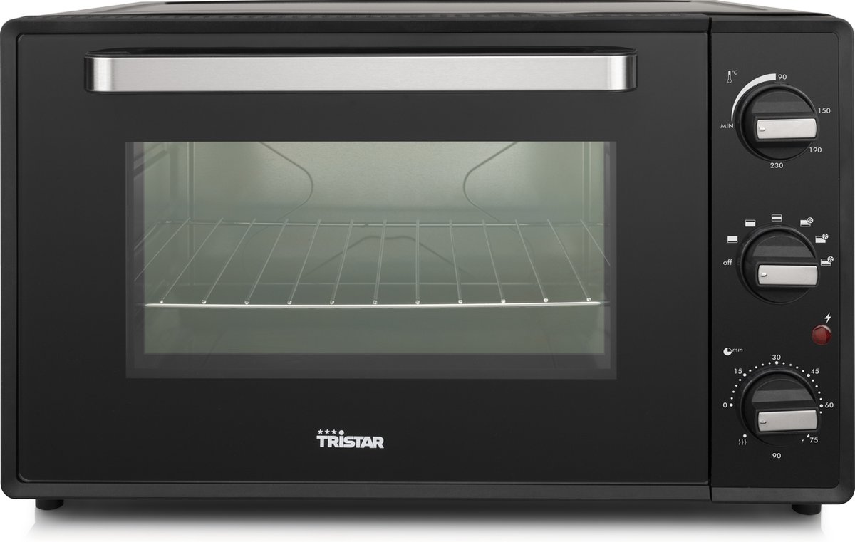 vidaXL Heteluchtoven 2000 W 48 L zwart  VDXL_427166