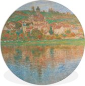 WallCircle - Wandcirkel ⌀ 60 - Vétheuil - Claude Monet - Ronde schilderijen woonkamer - Wandbord rond - Muurdecoratie cirkel - Kamer decoratie binnen - Wanddecoratie muurcirkel - Woonaccessoires