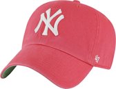 47 Brand MLB New York Yankees Ballpark Cap B-BLPRK17GWS-BEA, Vrouwen, Roze, Pet, maat: One size