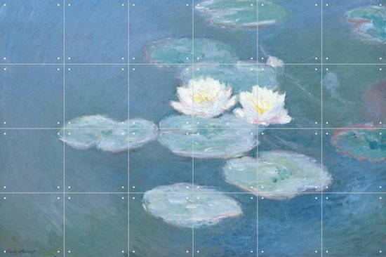 IXXI Waterlilies Evening - Claude Monet - Wanddecoratie - 80 x 120 cm