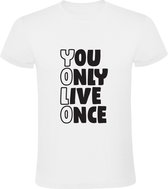 Yolo Heren T-shirt | You Only Live Once | cadeau | kado  | shirt
