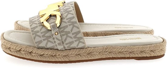 Michael Kors Izzy Slide Slippers pour femmes - Vanille - Taille 38