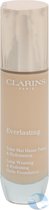 Clarins Everlasting Long-Wearing & Hydrating Matte Foundation - Long-Lasting Moisturizing Makeup With Matte Effect 30 Ml 105N