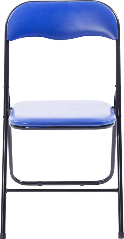 CLP Felix Set van 4 klapstoelen blauw/zwart
