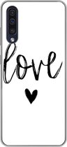 Geschikt voor Samsung Galaxy A50 hoesje - Love - Spreuken - Quotes - Siliconen Telefoonhoesje
