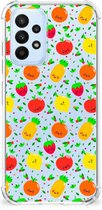Telefoon Hoesje Geschikt voor Samsung Galaxy A23 Case met transparante rand Fruits