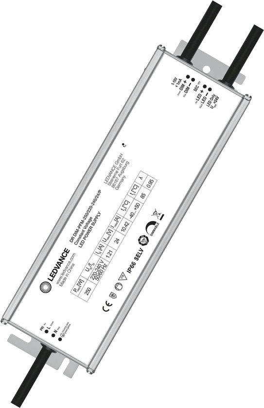 Ledvance LED Driver | 10420mA 250W 24V | 1-10V Dimbaar IP66