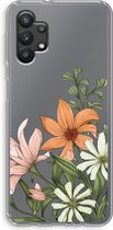 Case Company® - Hoesje geschikt voor Samsung Galaxy A32 5G hoesje - Floral bouquet - Soft Cover Telefoonhoesje - Bescherming aan alle Kanten en Schermrand