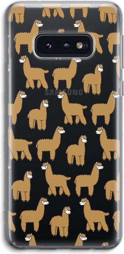Case Company® - Hoesje geschikt voor Samsung Galaxy S10e hoesje - Alpacas - Soft Cover Telefoonhoesje - Bescherming aan alle Kanten en Schermrand
