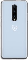 Case Company® - Hoesje geschikt voor OnePlus 7 Pro hoesje - Klein Hart Blauw - Soft Cover Telefoonhoesje - Bescherming aan alle Kanten en Schermrand