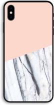 Case Company® - Hoesje geschikt voor iPhone XS Max hoesje - A touch of peach - Biologisch Afbreekbaar Telefoonhoesje - Bescherming alle Kanten en Schermrand