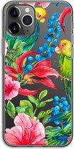 Case Company® - Hoesje geschikt voor iPhone 11 Pro hoesje - Papegaaien - Soft Cover Telefoonhoesje - Bescherming aan alle Kanten en Schermrand