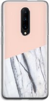 Case Company® - Hoesje geschikt voor OnePlus 7 Pro hoesje - A touch of peach - Soft Cover Telefoonhoesje - Bescherming aan alle Kanten en Schermrand