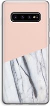 Case Company® - Hoesje geschikt voor Samsung Galaxy S10 Plus hoesje - A touch of peach - Soft Cover Telefoonhoesje - Bescherming aan alle Kanten en Schermrand