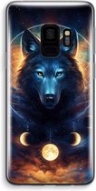 Case Company® - Hoesje geschikt voor Samsung Galaxy S9 hoesje - Wolf Dreamcatcher - Soft Cover Telefoonhoesje - Bescherming aan alle Kanten en Schermrand