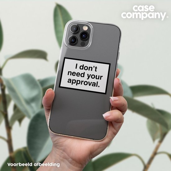Case Company® - Coque Samsung Galaxy S22 Ultra - Pas besoin d'approbation - Coque souple pour téléphone - Protection sur tous les côtés et bord de l'écran