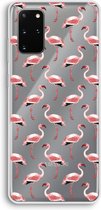 Case Company® - Hoesje geschikt voor Samsung Galaxy S20 Plus hoesje - Flamingo - Soft Cover Telefoonhoesje - Bescherming aan alle Kanten en Schermrand