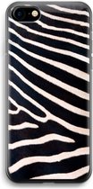 Case Company® - Hoesje geschikt voor iPhone 7 hoesje - Zebra - Soft Cover Telefoonhoesje - Bescherming aan alle Kanten en Schermrand