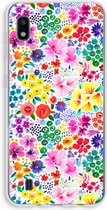 Case Company® - Hoesje geschikt voor Samsung Galaxy A10 hoesje - Little Flowers - Soft Cover Telefoonhoesje - Bescherming aan alle Kanten en Schermrand