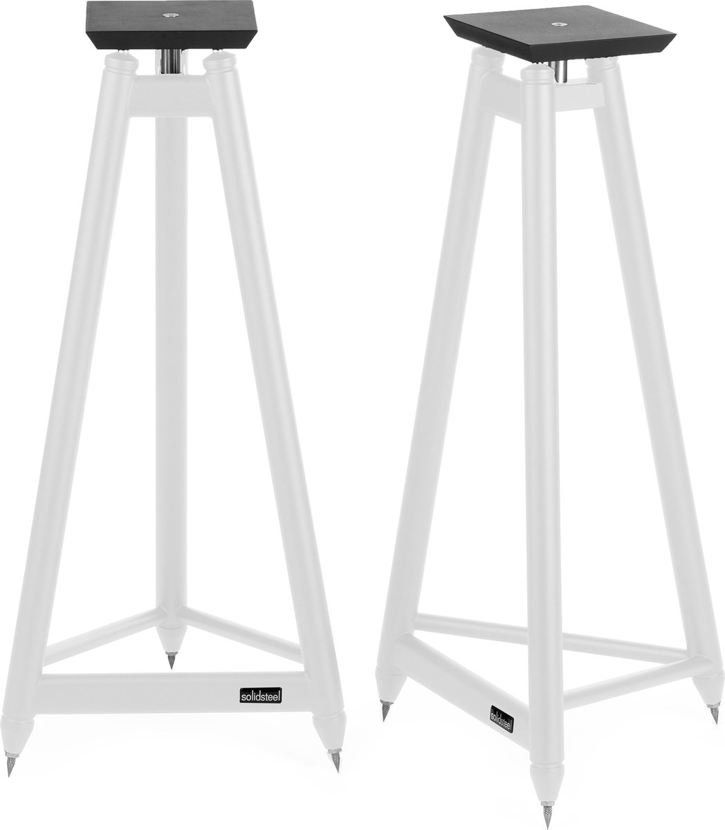 SolidSteel SS-7 boekenplank speakerstandaard (wit)