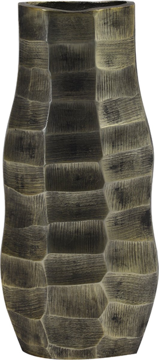 Light&living Vaas deco 15x8,5x33 cm MUKA antiek brons