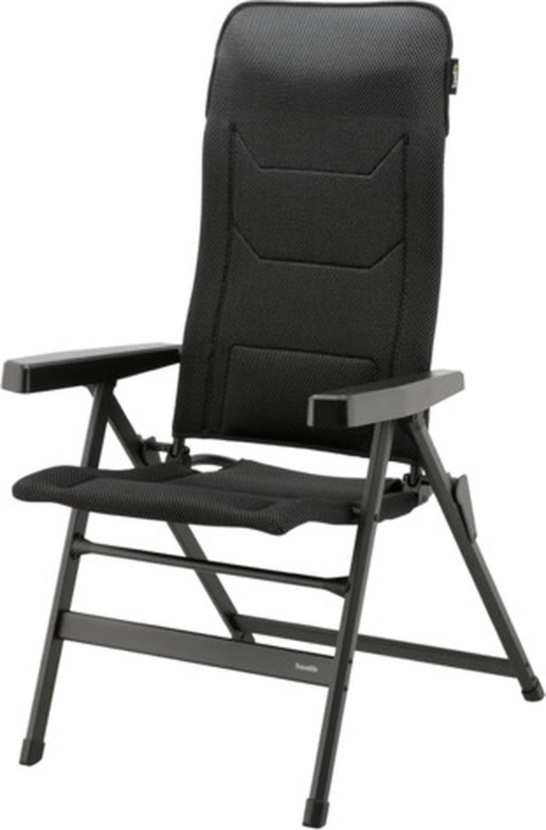 Travellife Monaco Comfort Stoel - Antraciet / Donkergrijs